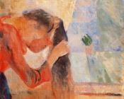 爱德华 蒙克 : Girl Combing Her Hair